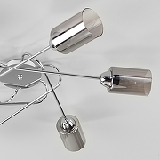 Люстра Eurosvet Motive 30167/6 хром цвет плафона/подвески Дымчатый, цвет арматуры Хром-3