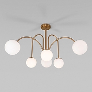 Люстра на штанге Eurosvet Alix 30177/6 латунь цвет латунь-1