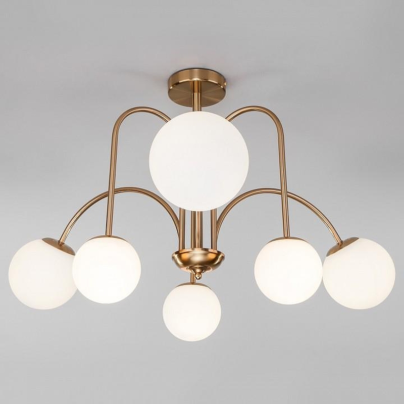 Люстра на штанге Eurosvet Al1x 30177/6 латунь 