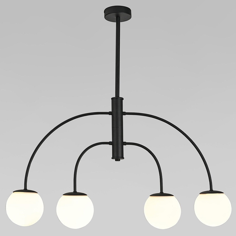 Люстра на штанге Eurosvet Cenacolo 30179/4 черный 