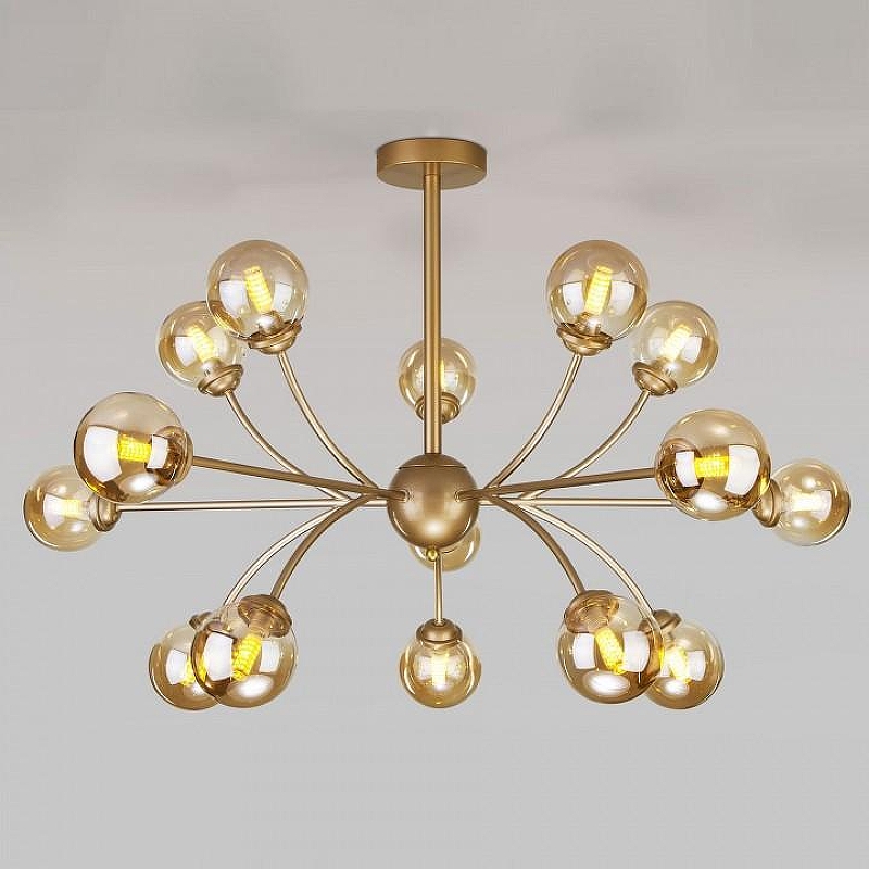 Люстра на штанге Eurosvet Astro 30180 матовое золото 