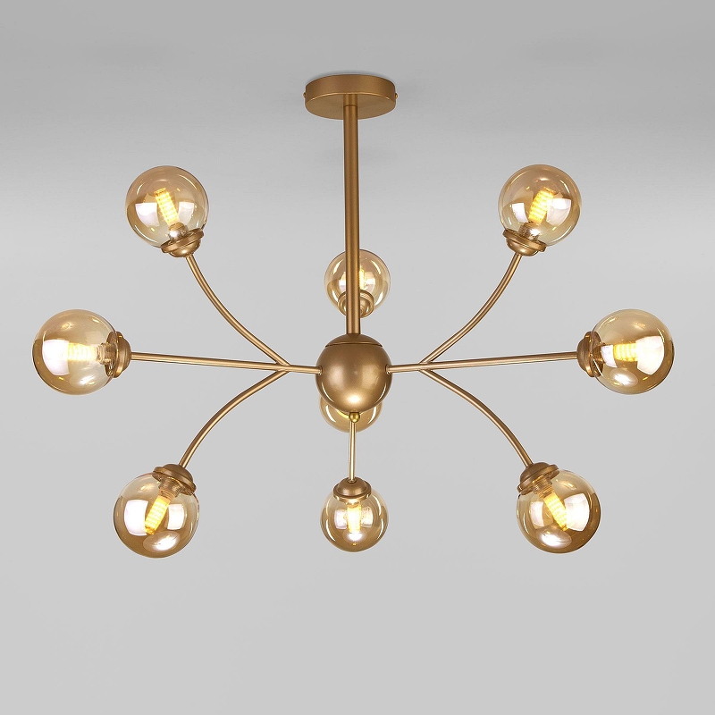 Люстра на штанге Eurosvet Astro 30179 матовое золото 