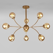 Люстра на штанге Eurosvet Astro 30179 матовое золото цвет золото