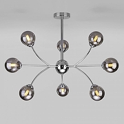 Люстра на штанге Eurosvet Astro 30179 хром цвет плафона/подвески Светло-серый, цвет арматуры Хром