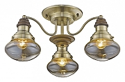 Люстра Velante 306 306-507-03 цвет плафона/подвески Янтарный, цвет арматуры Бронза, Коричневый