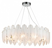 Люстра Favourite Beluta 3018-10P цвет плафона/подвески Белый, Прозрачный, цвет арматуры Хром-2
