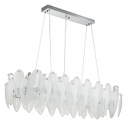 Люстра Favourite Beluta 3018-12P цвет плафона/подвески Белый, Прозрачный, цвет арматуры Хром-1