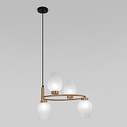 Люстра Eurosvet Alva 30183/4 латунь цвет золото, черный-1