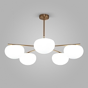 Люстра на штанге Eurosvet Like 30190/5 латунь цвет латунь-1