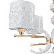 Люстра Arte Milano Florentia-2097 302097/5 Wh/Gd цвет плафона/подвески Белый, цвет арматуры Белый, Золото-9