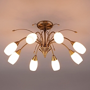 Люстра на штанге Eurosvet Ginevra 30280/8 античная бронза цвет бронза античная-1