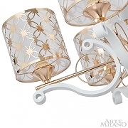 Люстра Arte Milano Florentia-3097 303097/8 Wh/Gd цвет плафона/подвески Белый, Золото, цвет арматуры Белый, Золото-5