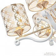 Люстра Arte Milano Florentia-3097 303097/8 Wh/Gd цвет плафона/подвески Белый, Золото, цвет арматуры Белый, Золото-7