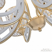 Люстра Arte Milano Florentia-3387 303387/6 Wh/Gd цвет плафона/подвески Белый, Золото, цвет арматуры Белый, Золото-5