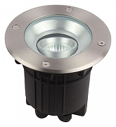 Встраиваемый в дорогу светильник Favourite Earthen 3040-1U цвет арматуры Прозрачный, Черный