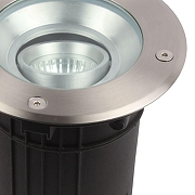 Встраиваемый в дорогу светильник Favourite Earthen 3040-1U цвет арматуры Прозрачный, Черный-1