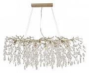 Люстра Favourite Brillo 3056-10P цвет плафона/подвески Прозрачный, цвет арматуры Золото-1