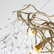 Люстра Favourite Brillo 3056-7P цвет плафона/подвески Прозрачный, цвет арматуры Золото-6