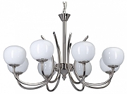 Люстра MW-Light Оливия 306014808 цвет плафона/подвески Белый, цвет арматуры Серый