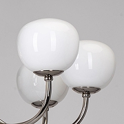 Люстра MW-Light Оливия 306014808 цвет плафона/подвески Белый, цвет арматуры Серый-7