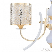 Люстра Arte Milano Florentia-6067 306067/3 Wh/Gd цвет плафона/подвески Белый, Золото, цвет арматуры Белый, Золото-4