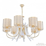 Люстра Arte Milano Florentia-6067 306067/8 Wh/Gd цвет плафона/подвески Белый, Золото, цвет арматуры Белый, Золото-2
