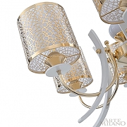 Люстра Arte Milano Florentia-6067 306067/8 Wh/Gd цвет плафона/подвески Белый, Золото, цвет арматуры Белый, Золото-7