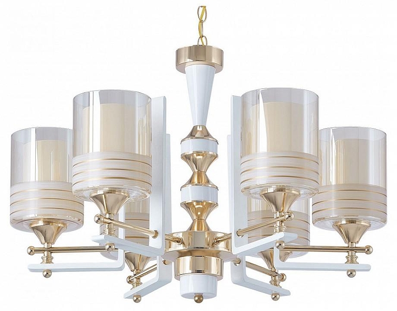 Люстра Arte Milano Florentia-6087 306087/6 Wh/Gd 