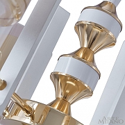 Люстра Arte Milano Florentia-6087 306087/6 Wh/Gd цвет плафона/подвески Белый, Оранжевый, цвет арматуры Белый, Золото-9