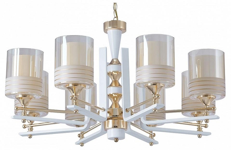 Люстра Arte Milano Florentia-6087 306087/8 Wh/Gd 