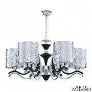 Люстра Arte Milano Florentia-6787 306787/6 Bk/Ni цвет плафона/подвески Белый, Никель, цвет арматуры Никель, Черный-1