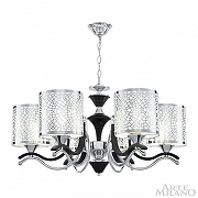 Люстра Arte Milano Florentia-6787 306787/6 Bk/Ni цвет плафона/подвески Белый, Никель, цвет арматуры Никель, Черный-3