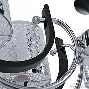 Люстра Arte Milano Florentia-6787 306787/6 Bk/Ni цвет плафона/подвески Белый, Никель, цвет арматуры Никель, Черный-4