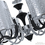 Люстра Arte Milano Florentia-6787 306787/6 Bk/Ni цвет плафона/подвески Белый, Никель, цвет арматуры Никель, Черный-5