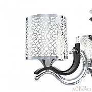 Люстра Arte Milano Florentia-6787 306787/6 Bk/Ni цвет плафона/подвески Белый, Никель, цвет арматуры Никель, Черный-7