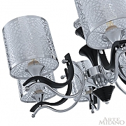 Люстра Arte Milano Florentia-6787 306787/6 Bk/Ni цвет плафона/подвески Белый, Никель, цвет арматуры Никель, Черный-9