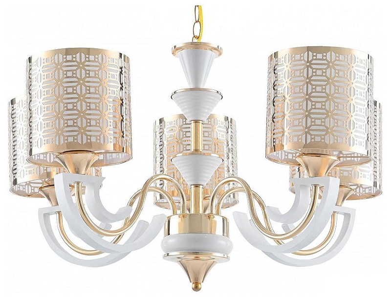 Люстра Arte Milano Florentia-8857 308857/5 Wh/Gd 