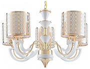 Люстра Arte Milano Florentia-8857 308857/5 Wh/Gd цвет плафона/подвески Белый, Золото, цвет арматуры Белый, Золото