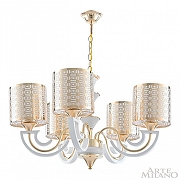 Люстра Arte Milano Florentia-8857 308857/5 Wh/Gd цвет плафона/подвески Белый, Золото, цвет арматуры Белый, Золото-3