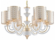 Люстра Arte Milano Florentia-8857 308857/6 Wh/Gd цвет плафона/подвески Белый, Золото, цвет арматуры Белый, Золото