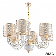 Люстра Arte Milano Florentia-8857 308857/6 Wh/Gd цвет плафона/подвески Белый, Золото, цвет арматуры Белый, Золото-1