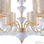 Люстра Arte Milano Florentia-8857 308857/6 Wh/Gd цвет плафона/подвески Белый, Золото, цвет арматуры Белый, Золото-5