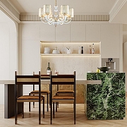 Люстра Arte Milano Florentia-8857 308857/6 Wh/Gd цвет плафона/подвески Белый, Золото, цвет арматуры Белый, Золото-10