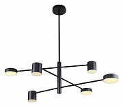 Люстра F-promo Ducan 3094-6P цвет плафона/подвески Белый, Черный, цвет арматуры Черный-1