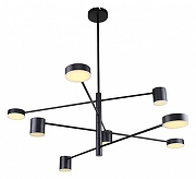 Люстра F-promo Ducan 3094-8P цвет плафона/подвески Белый, Черный, цвет арматуры Черный-1