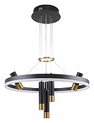 Люстра F-promo Daur 3097-7P цвет плафона/подвески Белый, Латунь, Черный, цвет арматуры Черный-1