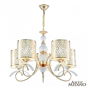 Люстра Arte Milano Florentia-9787 309787/5 Wh/Gd цвет плафона/подвески Белый, Золото, цвет арматуры Белый, Золото-1