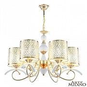 Люстра Arte Milano Florentia-9787 309787/6 Wh/Gd цвет плафона/подвески Белый, Золото, цвет арматуры Белый, Золото-1