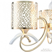 Люстра Arte Milano Florentia-9787 309787/8 Wh/Gd цвет плафона/подвески Белый, Золото, цвет арматуры Белый, Золото-5