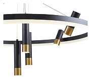 Люстра F-promo Daur 3097-8P цвет плафона/подвески Белый, Латунь, Черный, цвет арматуры Черный-3